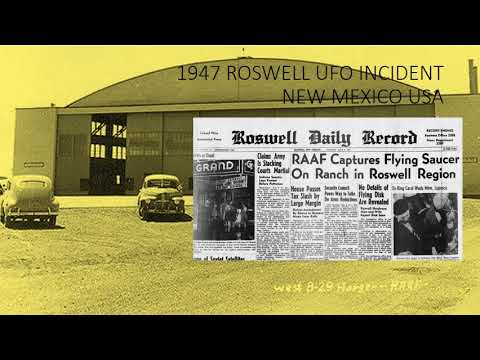 1947 Roswell UFO Incident New Mexico USA