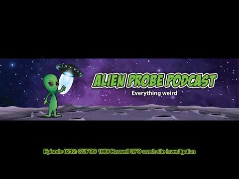 APP 0212   CUFOS 1989 Roswell UFO crash site investigation