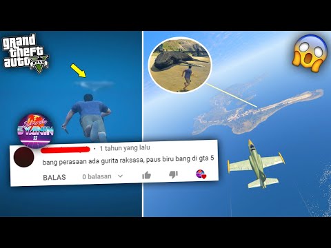 BONGKAR Semua Monster Paus Purba di PULAU TERSEMBUNYI GTA 5 NO HOAX Misteri Rahasia Easter Egg GTA V