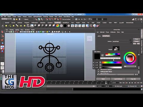 CGI 3D VFX Tutorial : "Creating Crop Circles with Paint Effects and Fur" – by HD
