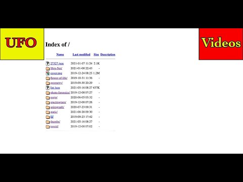 Continue Looking at Website Filled With UFO Videos