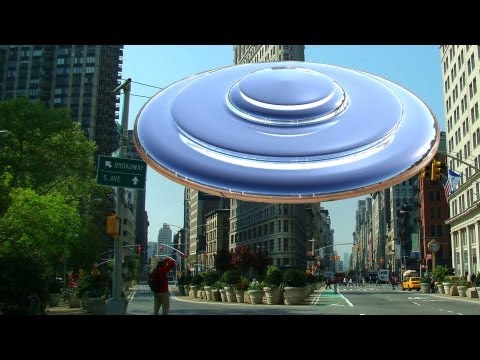 Create a UFO Flying Saucer Hoax in Photoshop CS6 3D