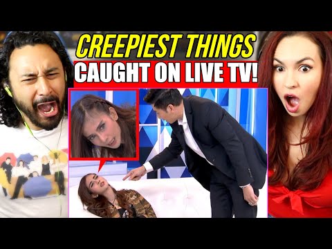CREEPIEST THINGS CAUGHT ON LIVE TV – REACTION!