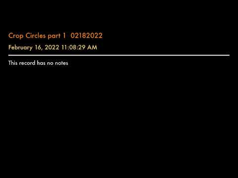 Crop Circles 02182022