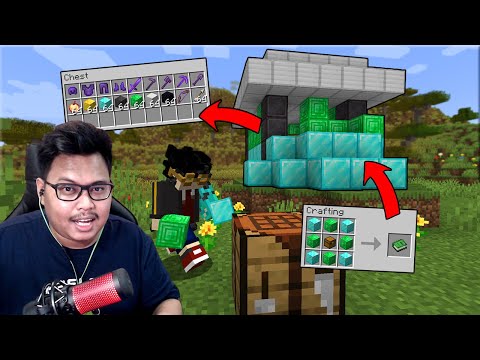 GUBUK DI MINECRAFT OVERPOWER !! AKU JADI SANGAT KUAT KARENA GUBUK2 INI