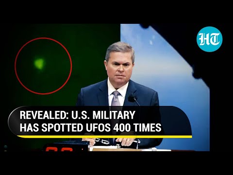 Pentagon admits to 400 UFO sightings & 11 encounters; Shows video 'proof' at U.S. Cong hearing