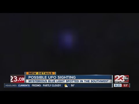 Possible UFO sighting in southwest Bakersfield