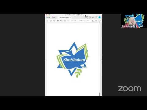 Sim Shalom Zoomregation Weeknight Maariv