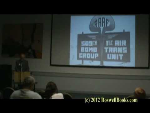 The 1947 Roswell Incident, Then and Now (Roswell 2012 Lectures)
