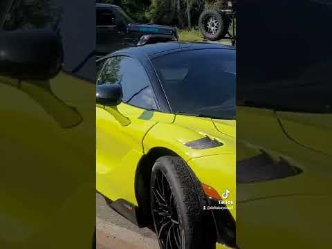 UFO sighting at the shop 🛸👽 #McClaren