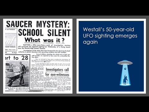 Westall’s 50-year-old UFO Sighting emerges again